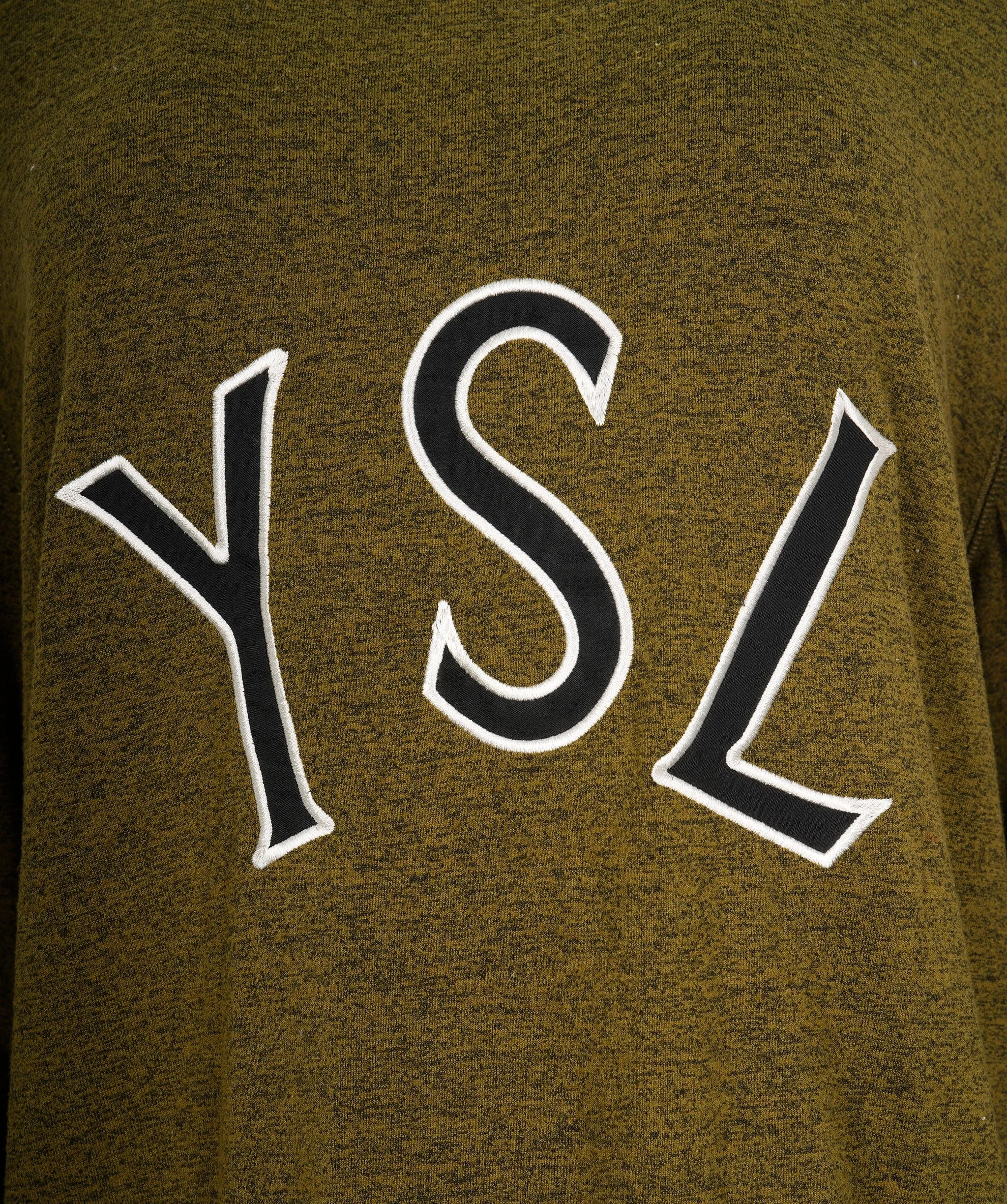 YSL Dark Green Logo Crewneck Jumper  ALL0561
