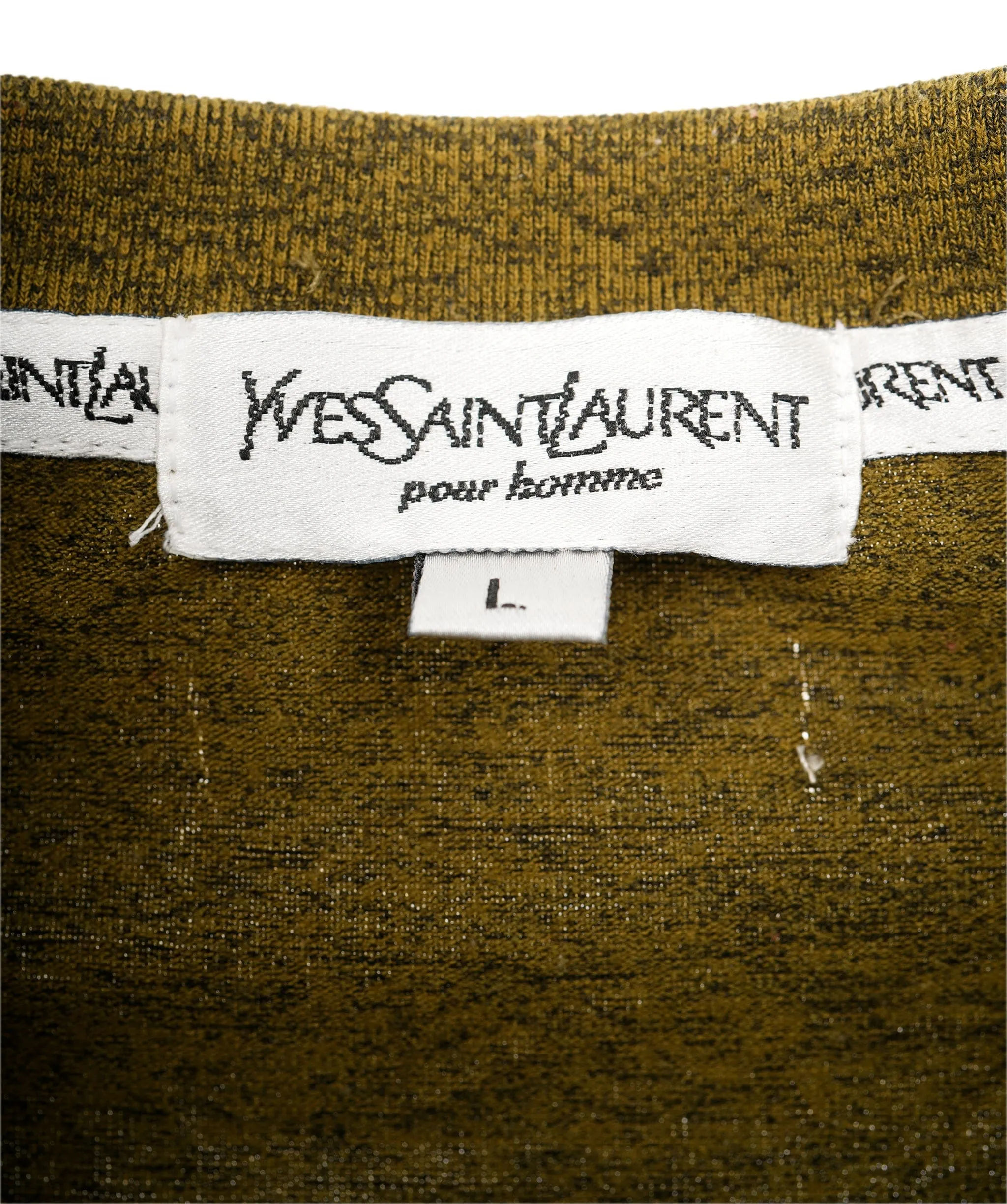 YSL Dark Green Logo Crewneck Jumper  ALL0561